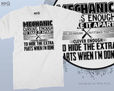 Mechanic Gift Shirt, Handyman T shirt, Technician Engineer Gift, Mechanic T-shirt for Dad, Father Gift Shirt, Dad Mechanic Gift Shirt